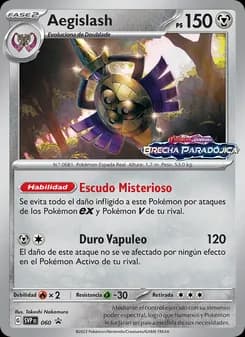 Aegislash card in Spanish
