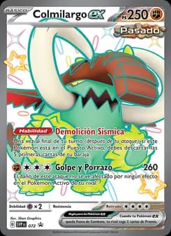 Colmilargo ex card in Spanish