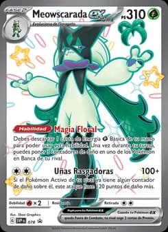 Meowscarada ex card in Spanish