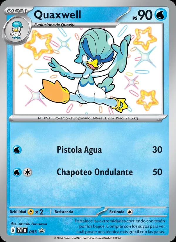 Quaxwell card in Spanish
