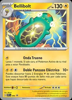 Bellibolt card in Spanish