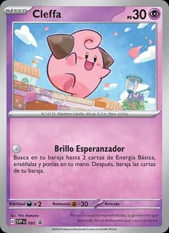 Cleffa card in Spanish