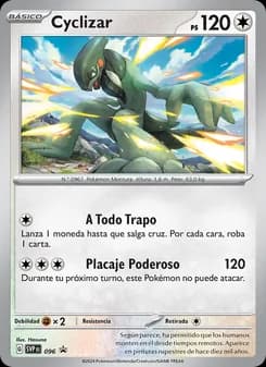 Cyclizar card in Spanish