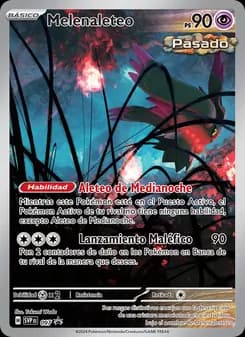 Melenaleteo card in Spanish