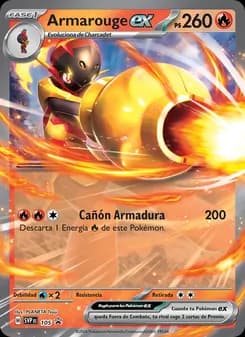 Armarouge ex card in Spanish
