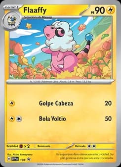 Flaaffy card in Spanish