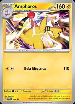 Ampharos card in Spanish