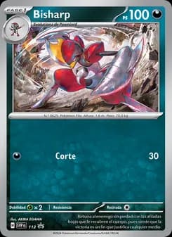 Bisharp card in Spanish