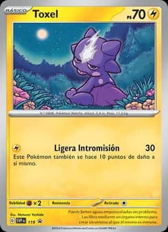 Toxel card in Spanish