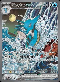 Kingdra ex card in Spanish
