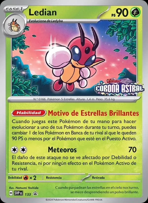 Ledian card in Spanish