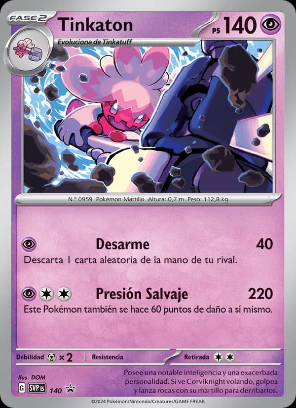 Tinkaton card in Spanish