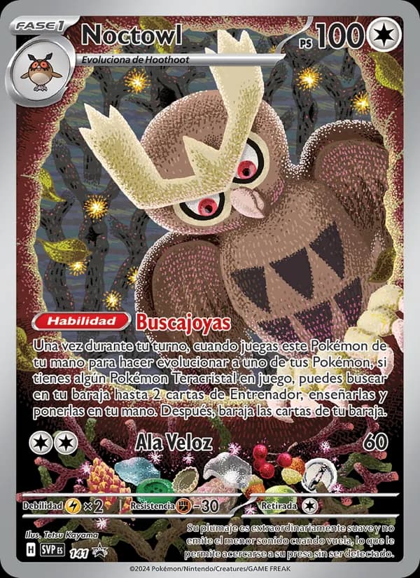 Noctowl card in Spanish