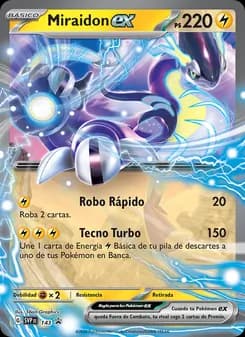 Miraidon ex card in Spanish