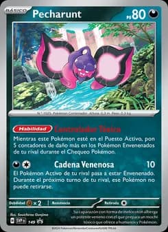 Pecharunt card in Spanish