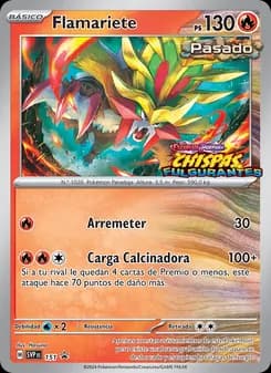 Flamariete card in Spanish