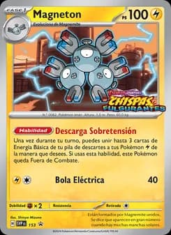 Magneton card in Spanish