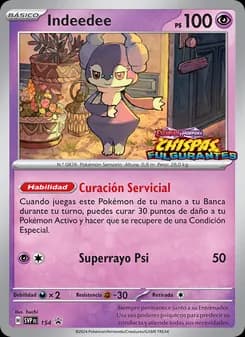 Indeedee card in Spanish