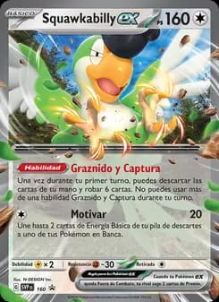Squawkabilly ex card in Spanish