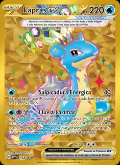 Lapras ex card in Spanish