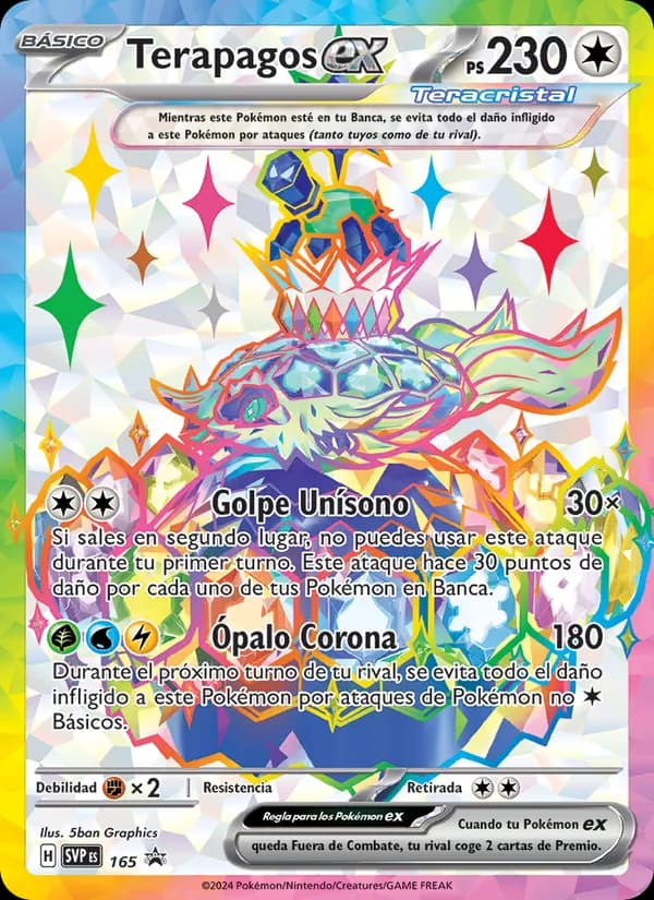 Terapagos ex card in Spanish