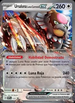 Ursaluna Luna Carmesí ex card in Spanish