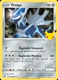 Dialga card in Spanish