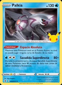 Palkia card in Spanish