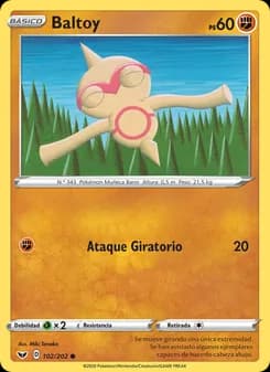 Baltoy card in Spanish