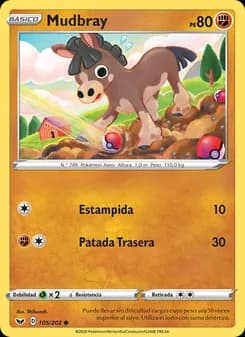 Mudbray card in Spanish