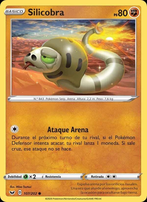 Silicobra card in Spanish