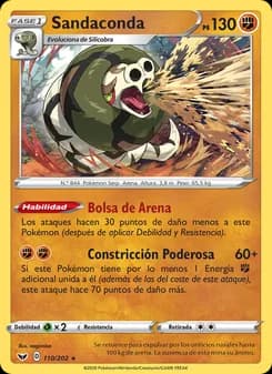 Sandaconda card in Spanish