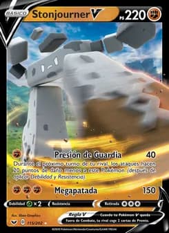 Stonjourner V card in Spanish