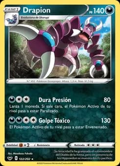 Drapion card in Spanish