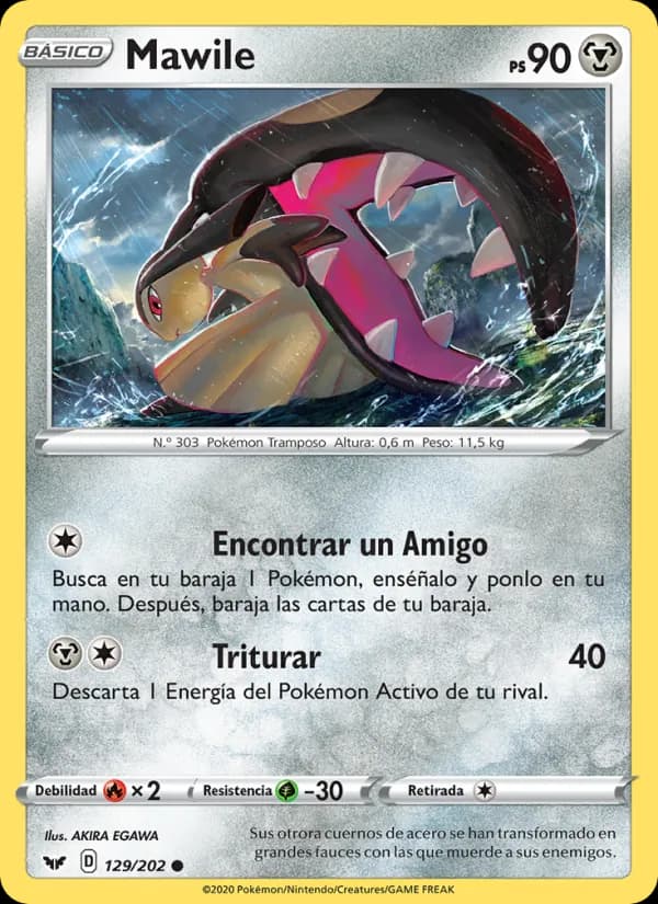 Mawile card in Spanish