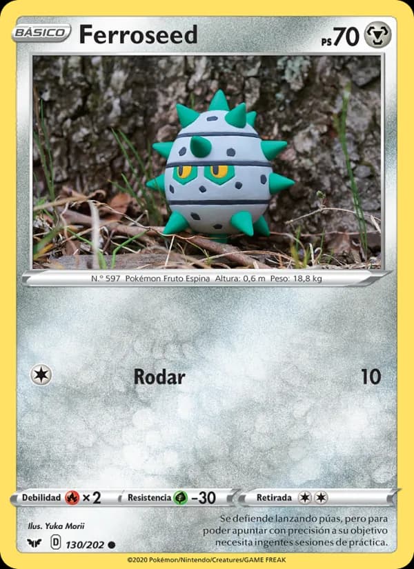 Ferroseed card in Spanish