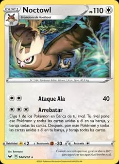 Noctowl card in Spanish