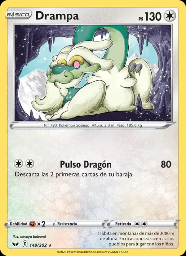 Drampa card in Spanish