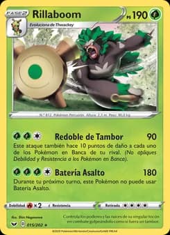 Rillaboom card in Spanish