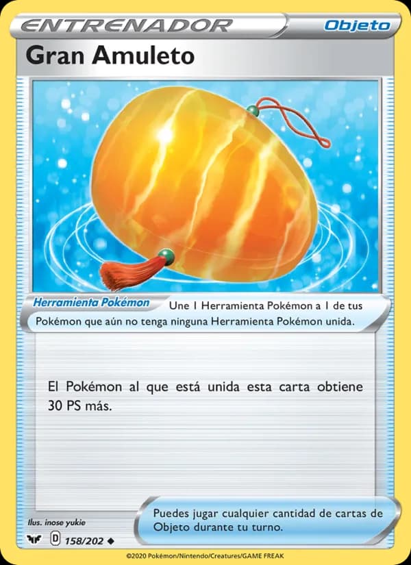 Gran Amuleto card in Spanish