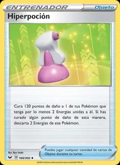 Hiperpoción card in Spanish