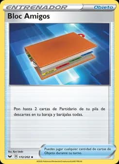 Bloc Amigos card in Spanish