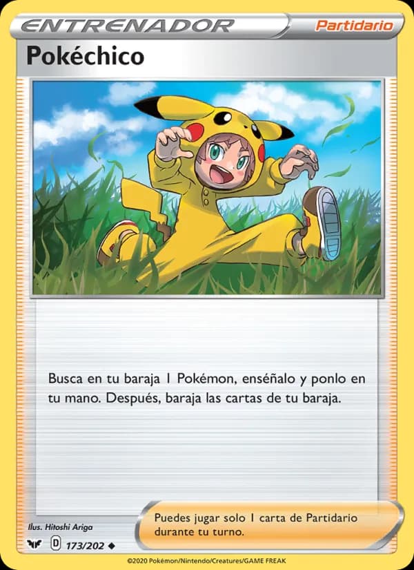 Pokéchica card in Spanish