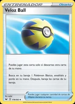 Veloz Ball card in Spanish