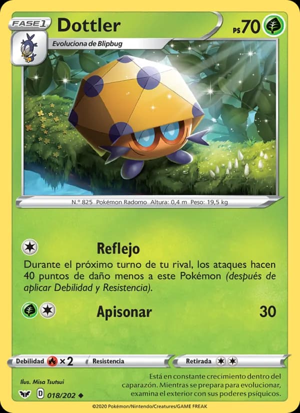 Dottler card in Spanish