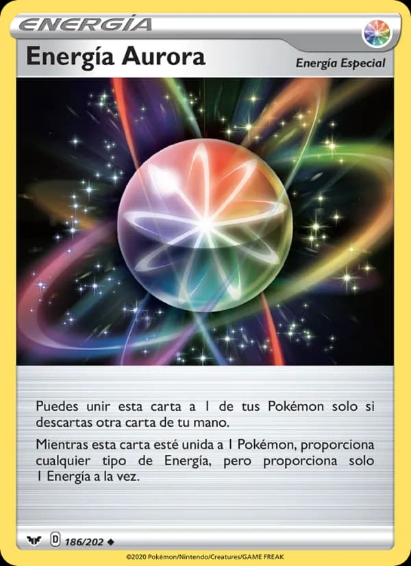 Energía Aurora card in Spanish