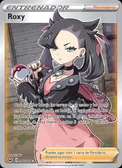 Roxy card in Spanish