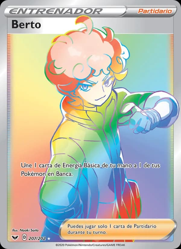 Berto card in Spanish