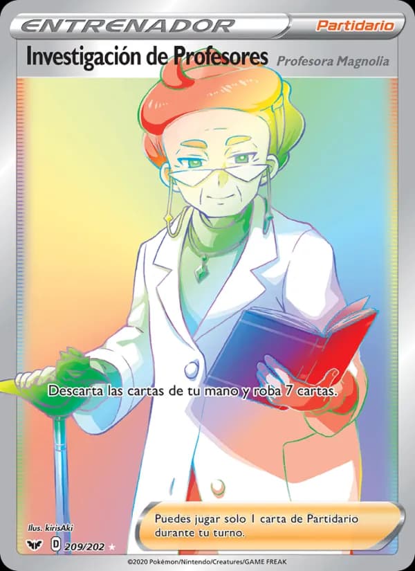 Investigación de Profesores card in Spanish