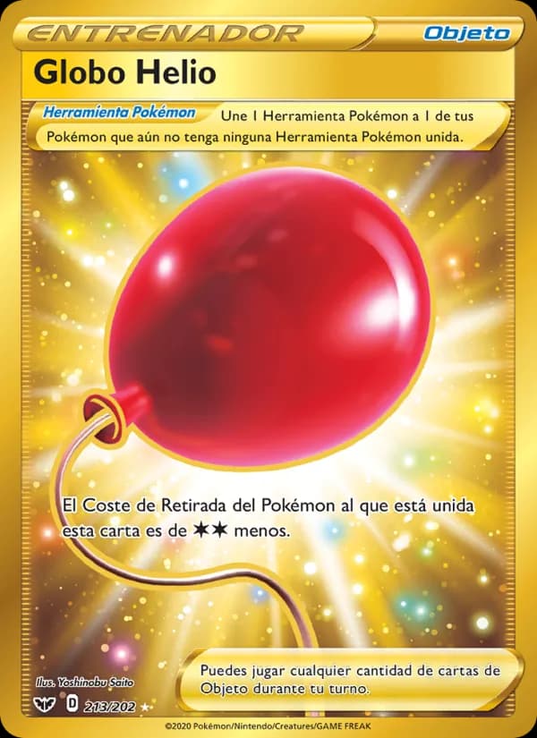 Globo Helio card in Spanish